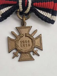 Originalt miniature Ehrenkreuz für frontkämpfer 1 Weltkrieg