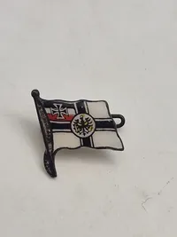 Original tysk patriotisk pin - ww1 Marinen