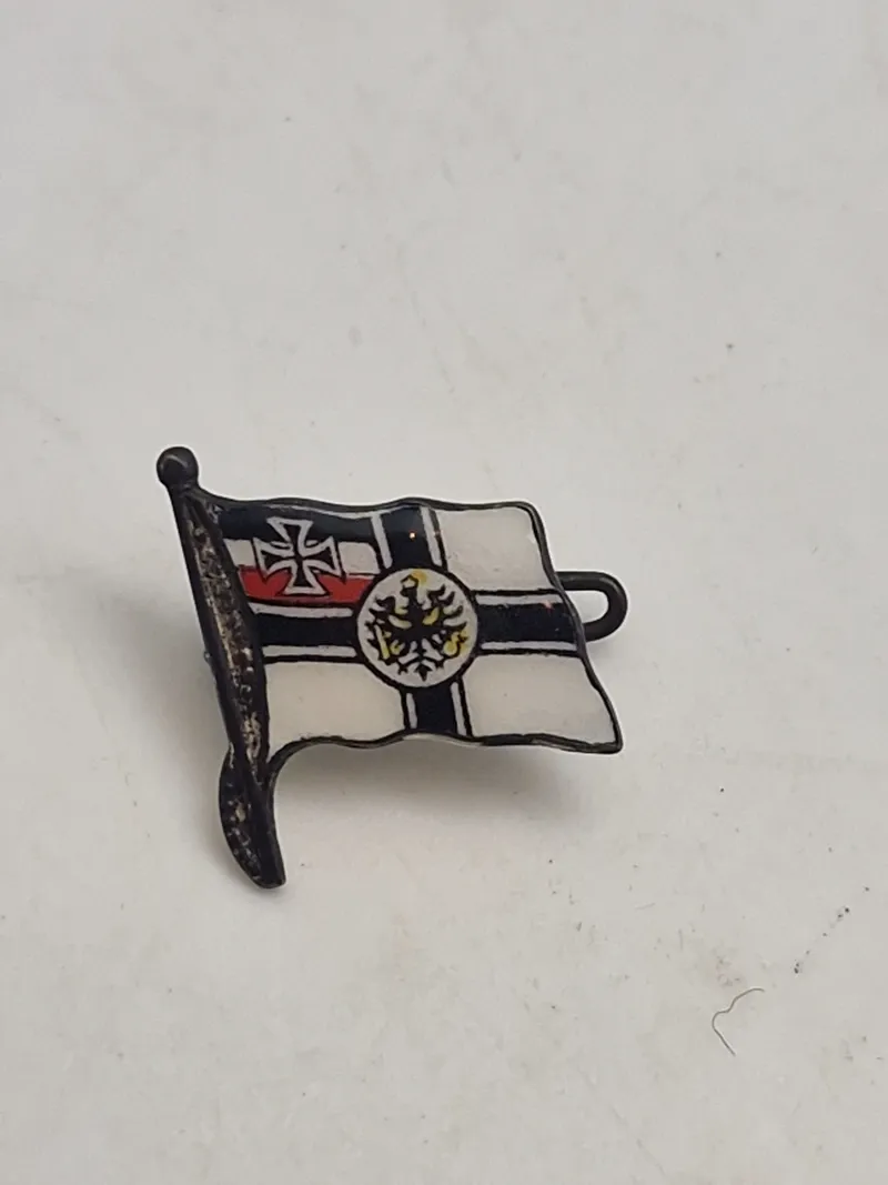 Original tysk patriotisk pin - ww1 Marinen