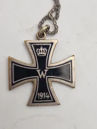 Original tysk patriotisk halskæde - ww1