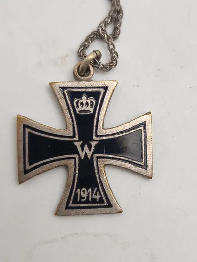 Original tysk patriotisk halskæde - ww1
