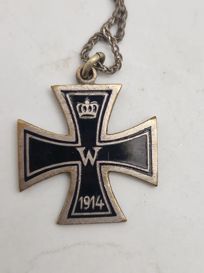 Original tysk patriotisk halskæde - ww1