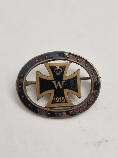 Original tysk patriotisk nål - ww1