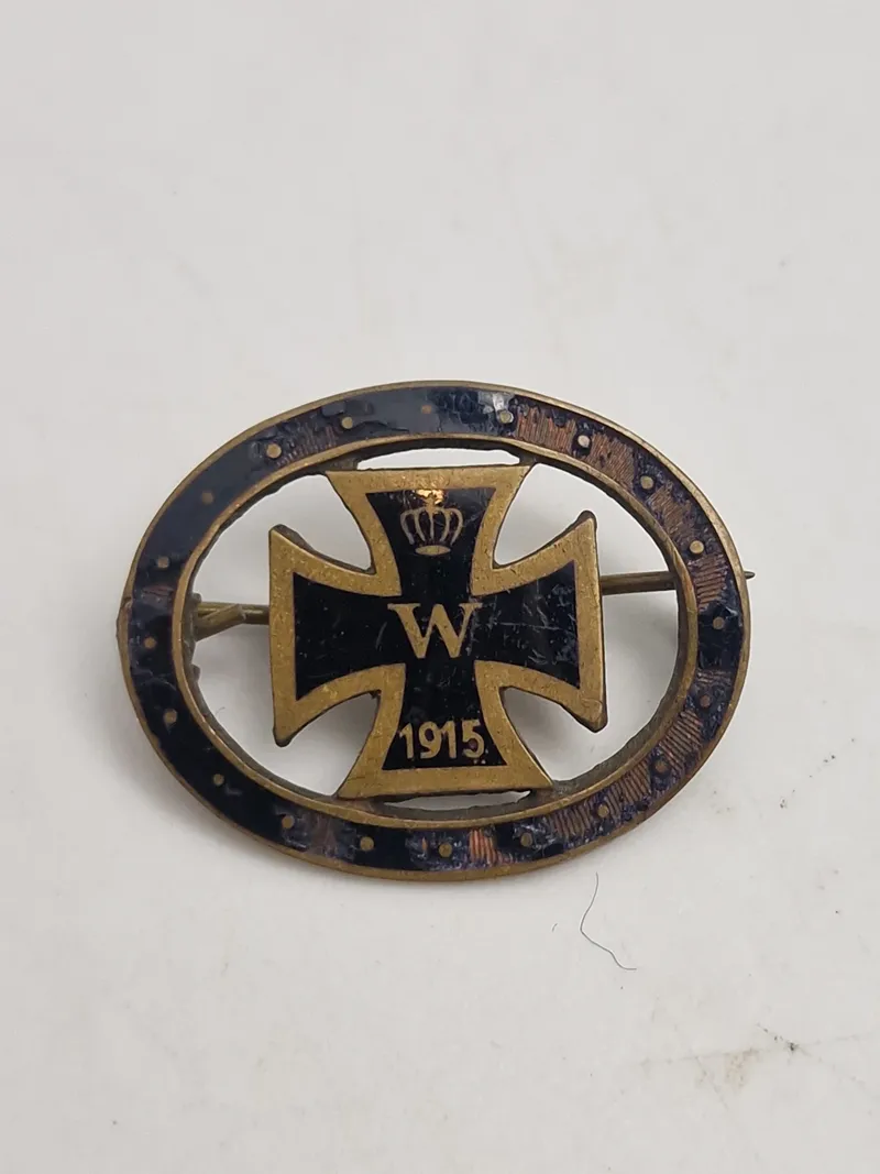 Original tysk patriotisk nål - ww1