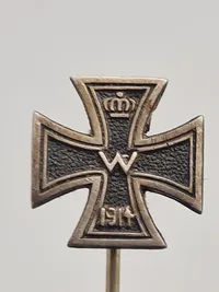 Original tysk patriotisk pin - ww1