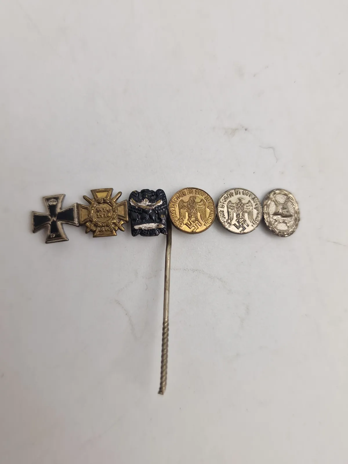 Original Tysk WW1 revers medalje spange