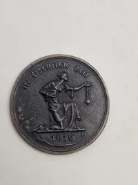 Original tysk “Gold Für Eisen” mønt - ww1