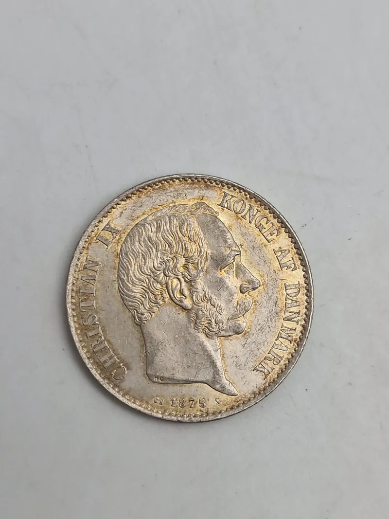 2 Kr 1875 sølv