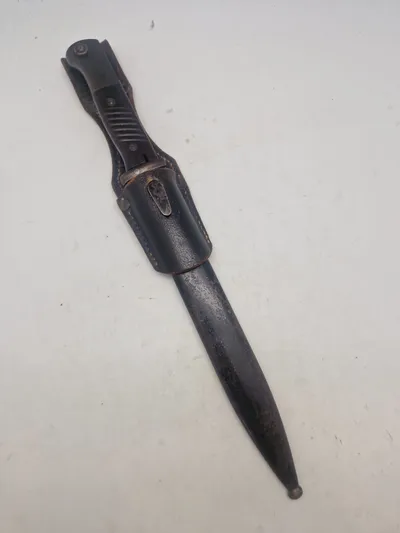 Original Tysk K98 bajonet med frø WW2
