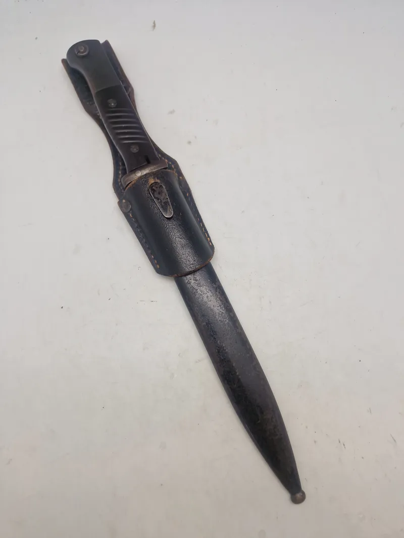 Original Tysk K98 bajonet med frø WW2
