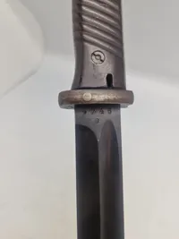Original Tysk K98 bajonet med frø WW2