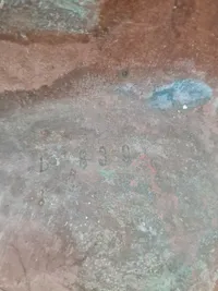 Kolossalt skibspropel blad, skal hentes i Vordingborg eller leveres efter aftale, over 30 Kg bronze ( skråt pris  ca. 800 Kr )