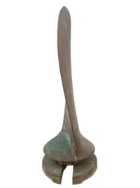 Kolossalt skibspropel blad, skal hentes i Vordingborg eller leveres efter aftale, over 30 Kg bronze ( skråt pris  ca. 800 Kr )