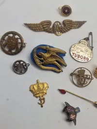 Pins og div.