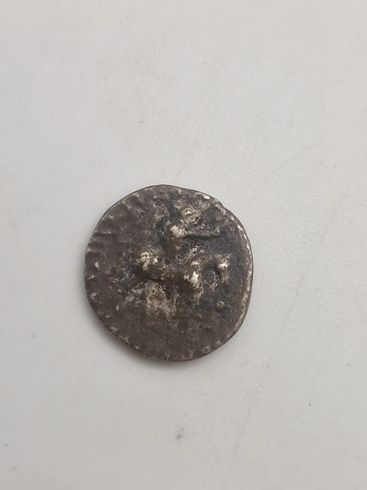 Original Sølv tetradrachin under Axes II konge af Bactria 35 BC