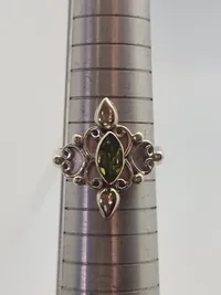 Lot med 4 ringe i sterling sølv 13,53 gram