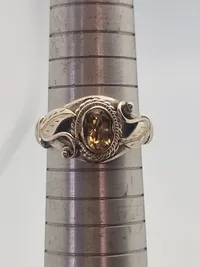 Lot med 4 ringe i sterling sølv 13,53 gram