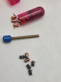 Verdens mindste pistol Vintage Berloque miniature 2mm pinfire pistol