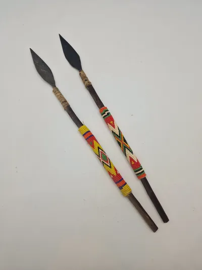 Originale afrikanske jagtspyd