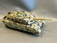 Metal model af amerikansk kampvogn
