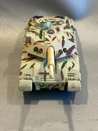 Metal model af amerikansk kampvogn