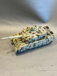 Metal model af amerikansk kampvogn