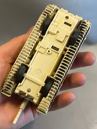 Metal model af amerikansk kampvogn