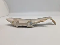 Kgl porcelænsfigur 'Fisk`(nr. 136) fra Royal Copenhagen.