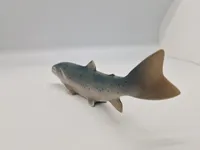 Kgl porcelænsfigur 'Fisk`(nr. 136) fra Royal Copenhagen.
