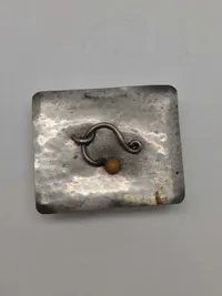 nouveau låsekasse, Dansk Kunst Tin, Danmark, begyndelsen af det 20. århundrede