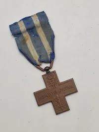 Originalt italiensk Krigsfortjenstkors (Croce al Merito di Guerra)