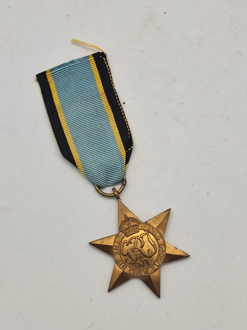 Engelsk WW2 Air Crew Europe star, erstatningsstykke