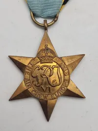 Engelsk WW2 Air Crew Europe star, erstatningsstykke