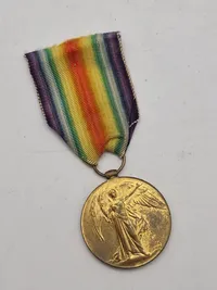 Original Victory Medal, også kendt som en Inter-Allied Victory Medal.