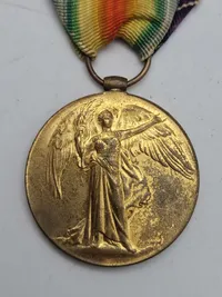 Original Victory Medal, også kendt som en Inter-Allied Victory Medal.