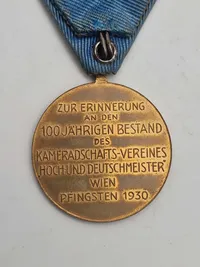 Original tysk mindemedalje, også kendt som "Centenarmedaille", stiftet den 22. marts 1897 for at markere 100-året for kejser Wilhelm I's fødsel.