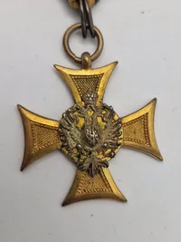 Original Austria, Imperial. A Military Long Service Decoration, III Class for Officers, to Kameraden Kismarton, 1912