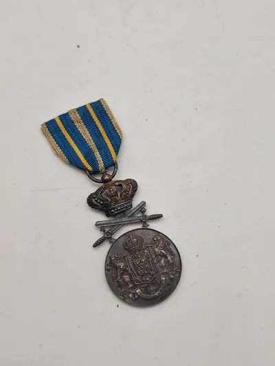 Original rumænsk Faithful Service Medal" eller "Medal for Long and Faithful Service", som tildeles for lang og tro tjeneste.