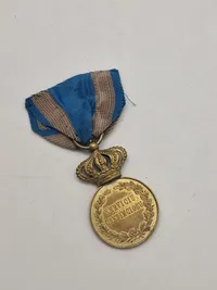 Original  rumænsk Faithful Service Medal" (Medaljen for Trofast Tjeneste), type I, II klasse.