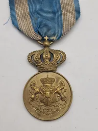Original  rumænsk Faithful Service Medal" (Medaljen for Trofast Tjeneste), type I, II klasse.