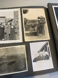 Originalt tysk album med billeder fra både ww1 og ww2