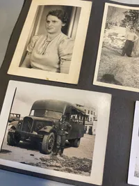 Originalt tysk album med billeder fra både ww1 og ww2