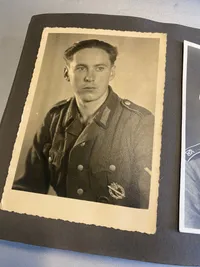 Originalt tysk album med billeder fra både ww1 og ww2