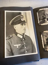 Originalt tysk album med billeder fra både ww1 og ww2