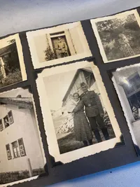 Originalt tysk album med billeder fra både ww1 og ww2