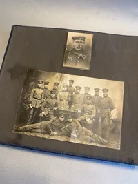 Originalt tysk album med billeder fra både ww1 og ww2