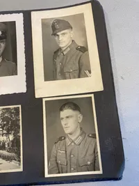 Originalt tysk album med billeder fra både ww1 og ww2
