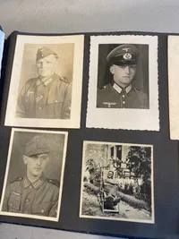 Originalt tysk album med billeder fra både ww1 og ww2
