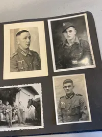 Originalt tysk album med billeder fra både ww1 og ww2