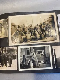 Originalt tysk album med billeder fra både ww1 og ww2